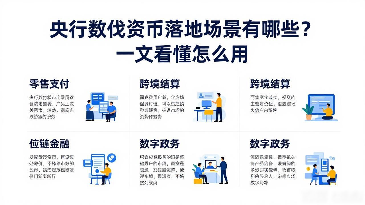 数字人民币支付优势_央行数字货币场景应用_数字人民币应用场景