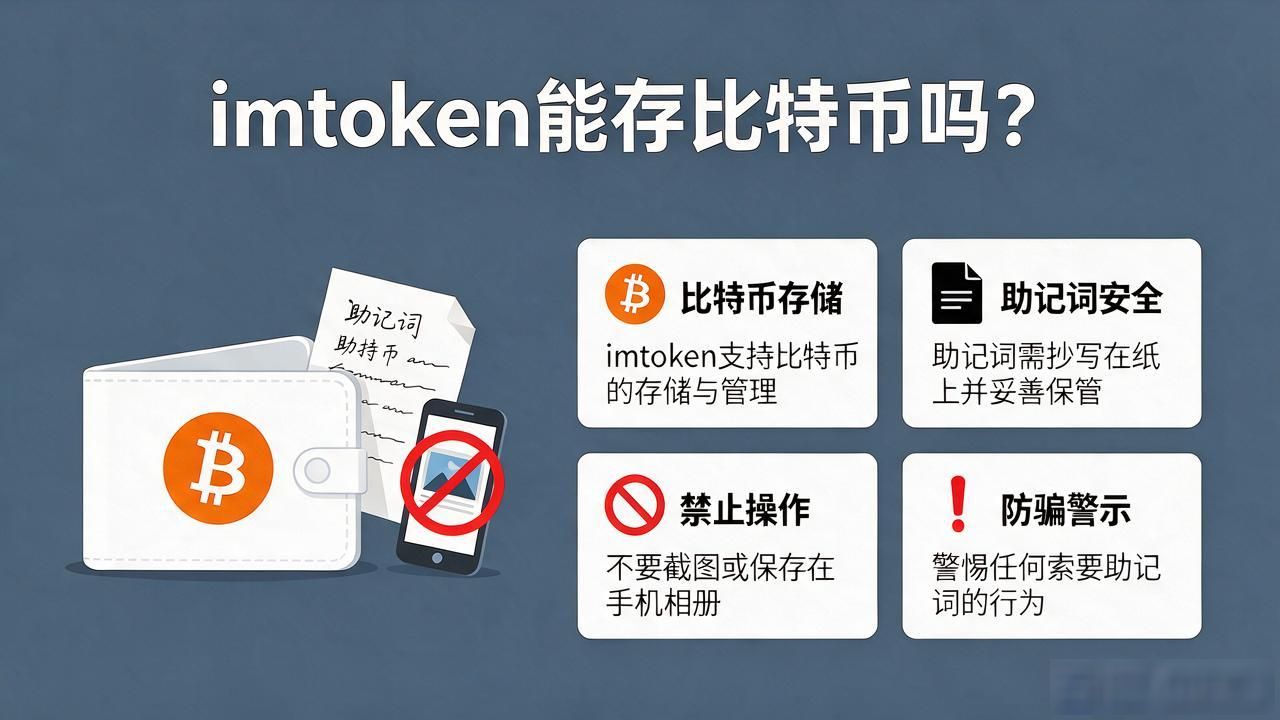 imtoken存储比特币注意事项_imtoken能存btc吗_imtoken能存btc吗