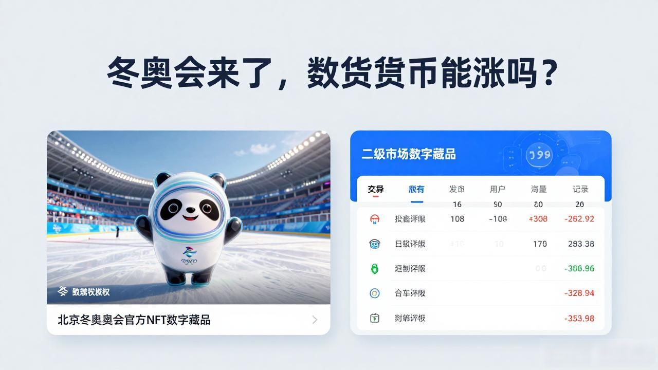 北京冬奥会数字人民币试点_冬奥会利好数字货币_冬奥会NFT数字藏品交易
