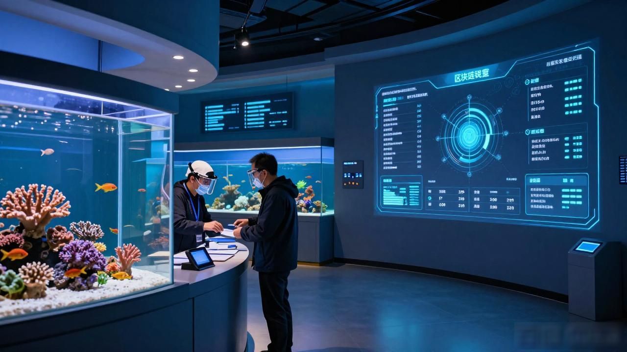 观赏鱼区块链溯源_水族馆区块链_高端珊瑚物联网监测