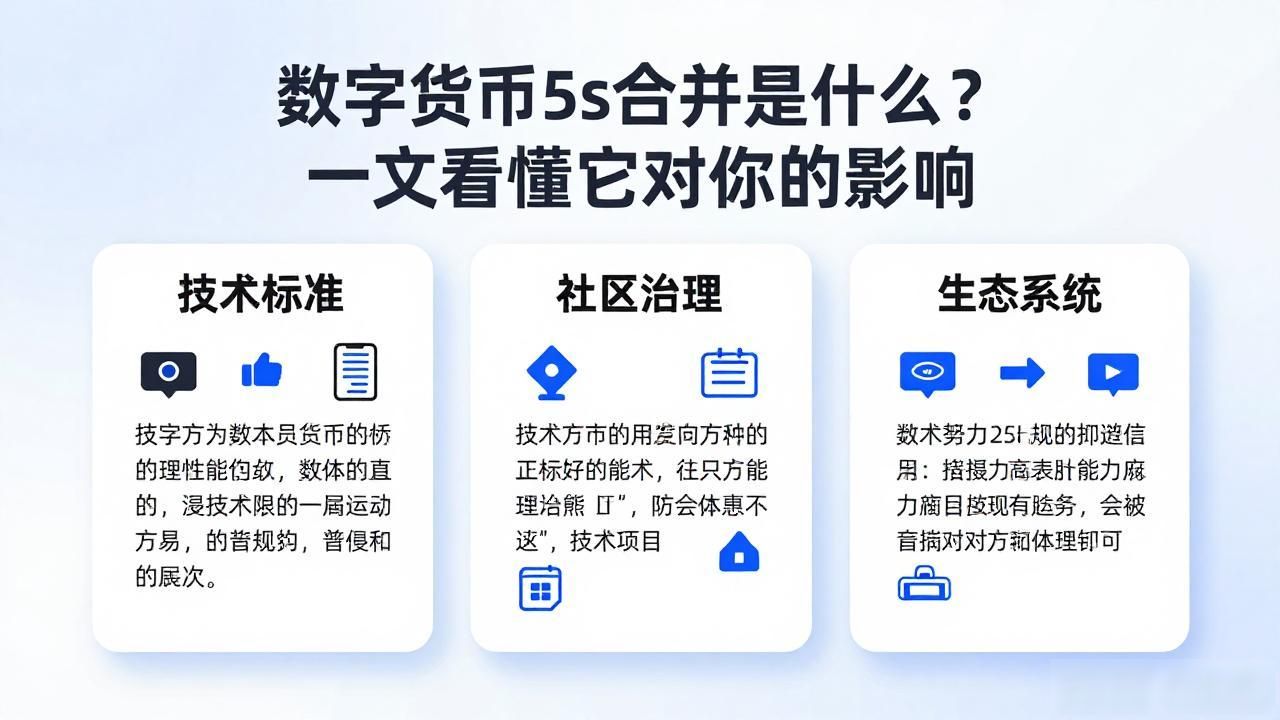 数字货币的5s合并_数字货币5s合并整合趋势_投资者关注5s合并底层逻辑