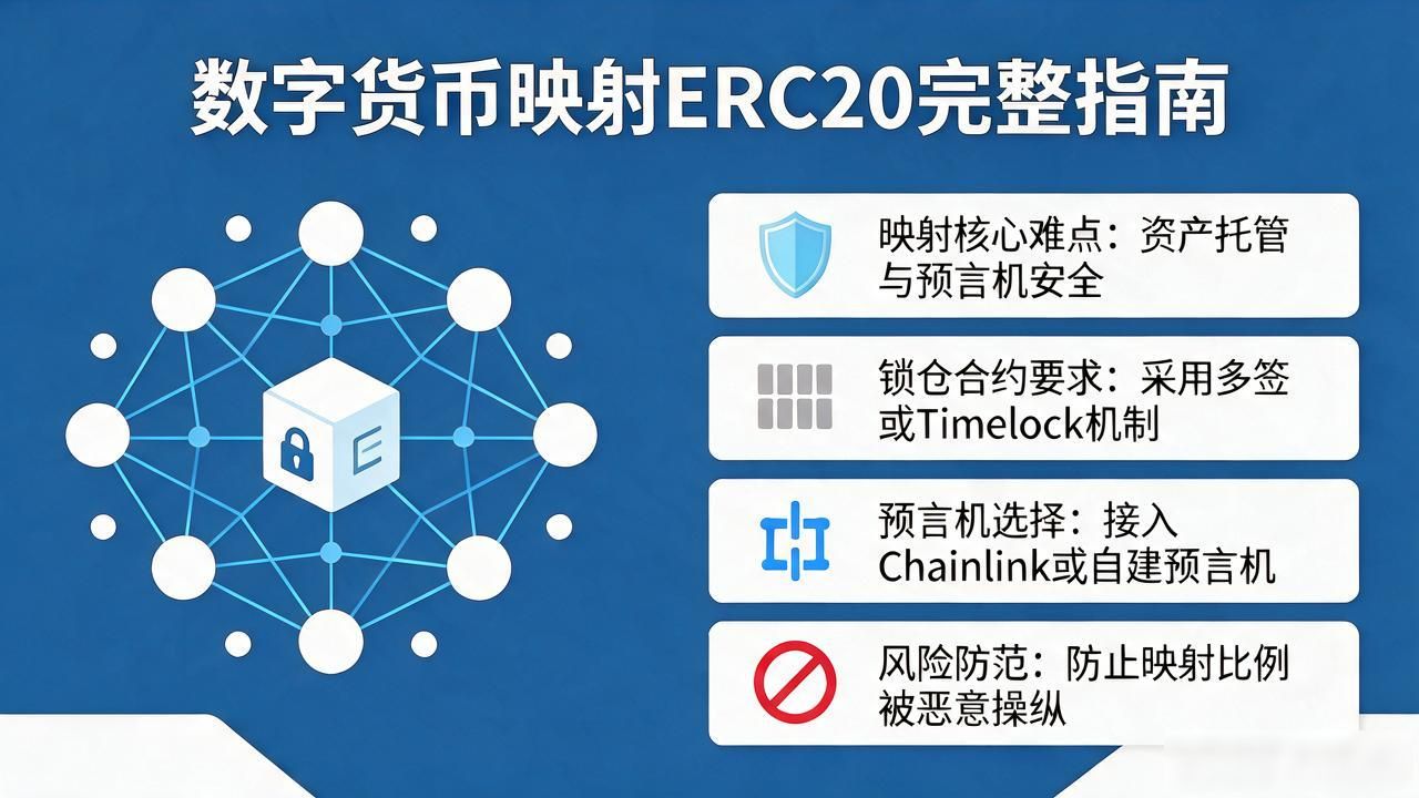 跨链映射资产托管与预言机的关键要点_数字货币映射到erc20上_区块链项目跨链映射到ERC20的核心流程