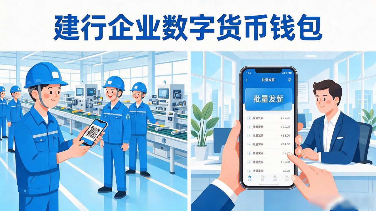 企业数字货币发工资场景_建行企业数字货币钱包_企业数字货币钱包开通流程