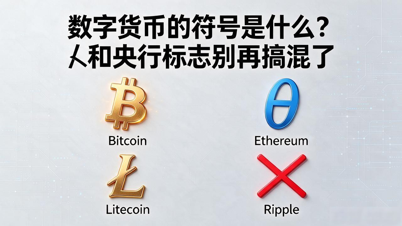 比特币以太坊莱特币数字货币符号大全_数字人民币符号eCNY是什么意思_数字货币的符号是什么