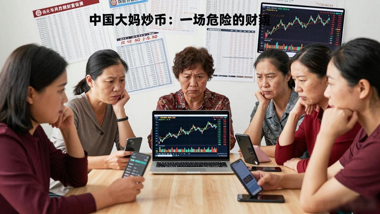 中国大妈数字货币_大妈群体数字货币投资风险_三四线城市中年女性数字货币投资