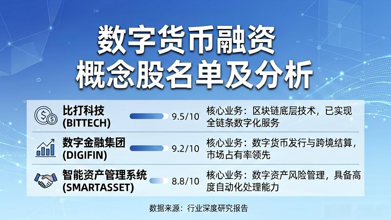 数字货币融资概念股_数字货币融资概念股票_区块链技术服务商