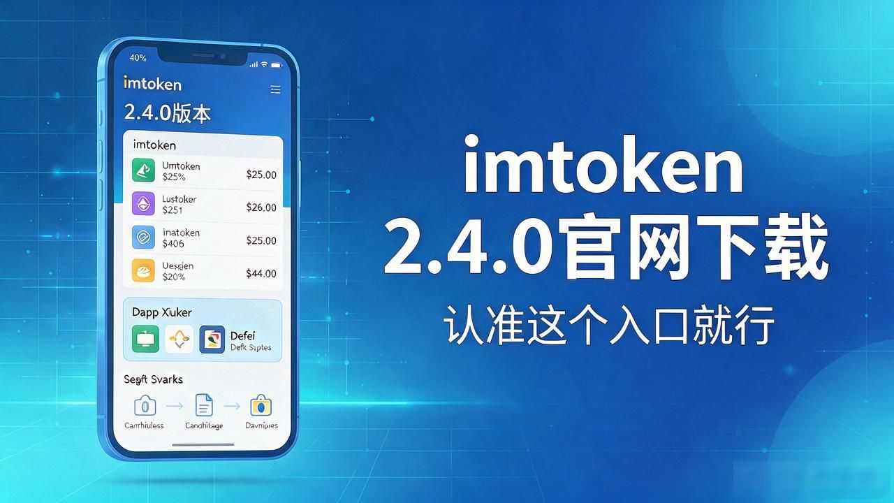 imToken 2.4.0 官方下载_imtoken2.4.0官网下载_imToken 2.4.0 下载教程