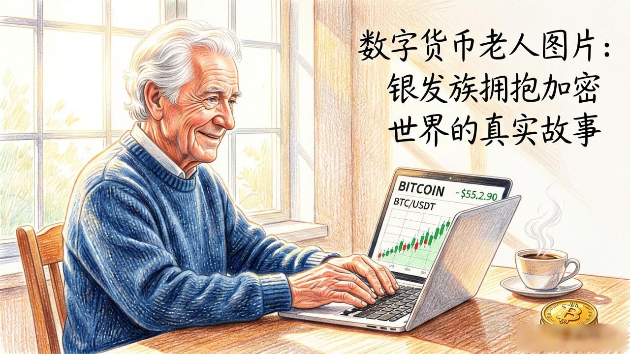 数字货币老人图片_银发族投资加密货币的情况_老年群体接触数字货币的现象