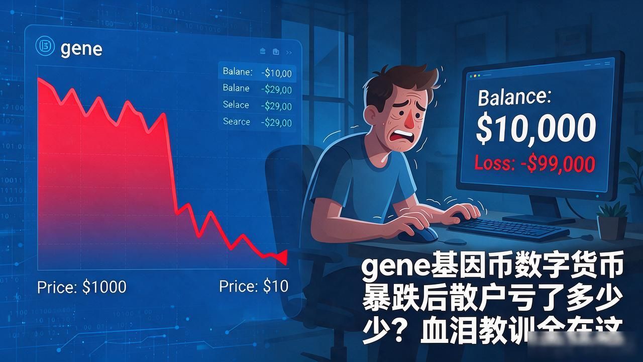 gene基因币数字货币暴跌_gene基因币价格暴跌_gene基因币投资教训