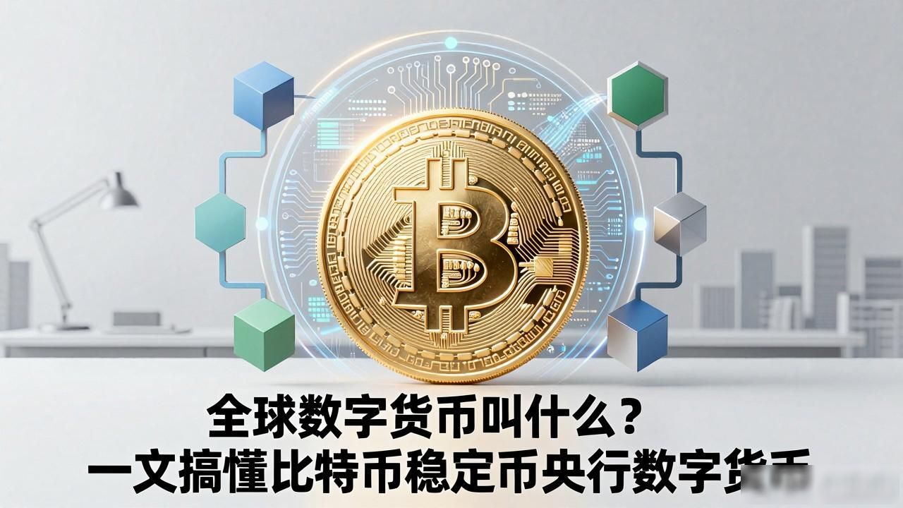 全球数字货币主要类型解析 比特币稳定币央行数字货币区别 数字货币分类与投资选择指南_全球数字货币叫什么