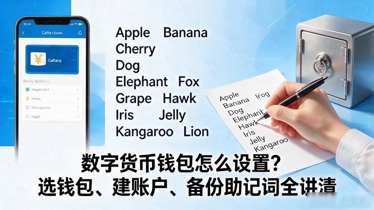 数字货币钱包怎么设置_数字货币钱包设置_助记词备份安全