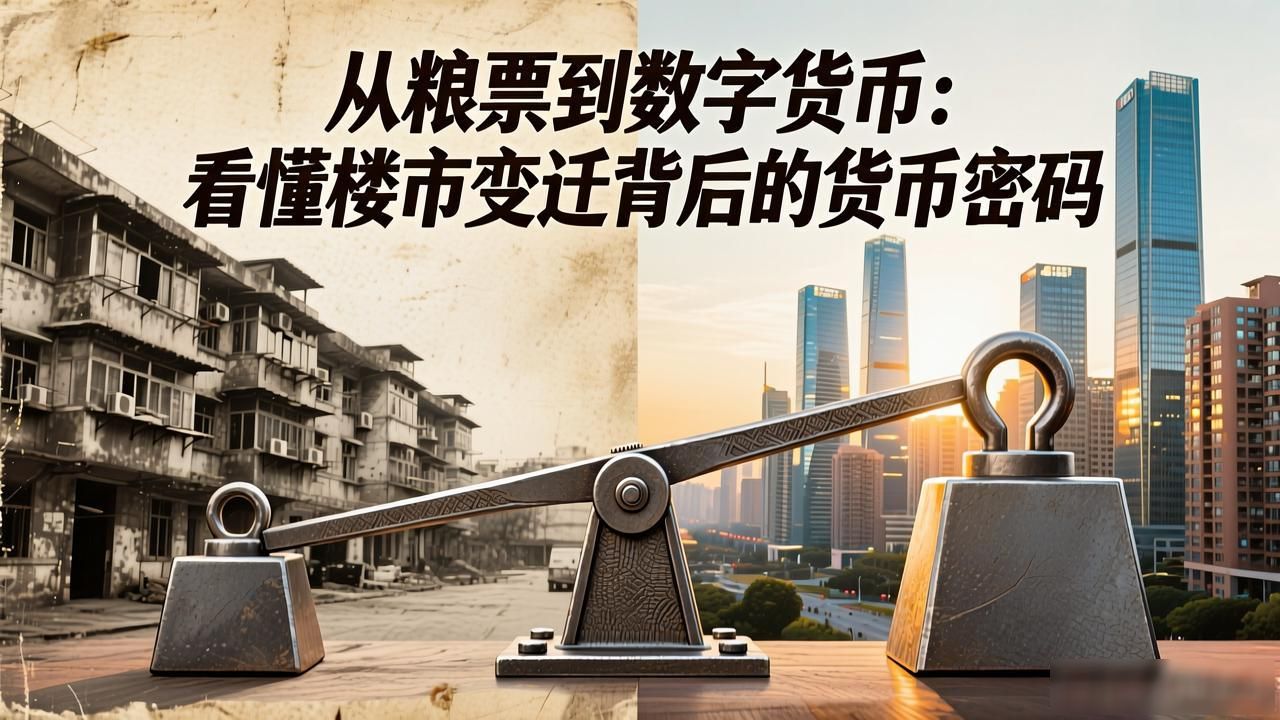 数字货币楼市粮票_计划经济到数字经济价值储存演变_中国粮票楼市数字货币财富变迁史