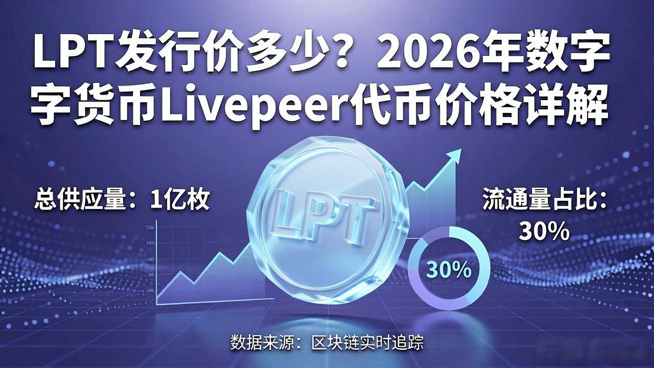 数字货币lpt发行价_Livepeer LPT 代币发行价 1美元 ICO_LPT 代币投资价值 解锁机制 流通量