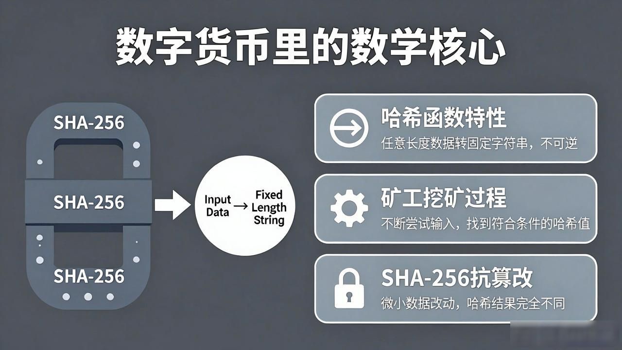比特币哈希函数抗篡改机制_数字货币的数学原理与交易安全_数字货币领域数学