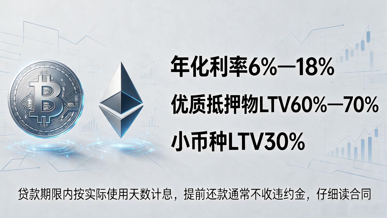 数字货币抵押贷款操作流程_数字货币如何贷款_加密资产抵押借款利率与LTV
