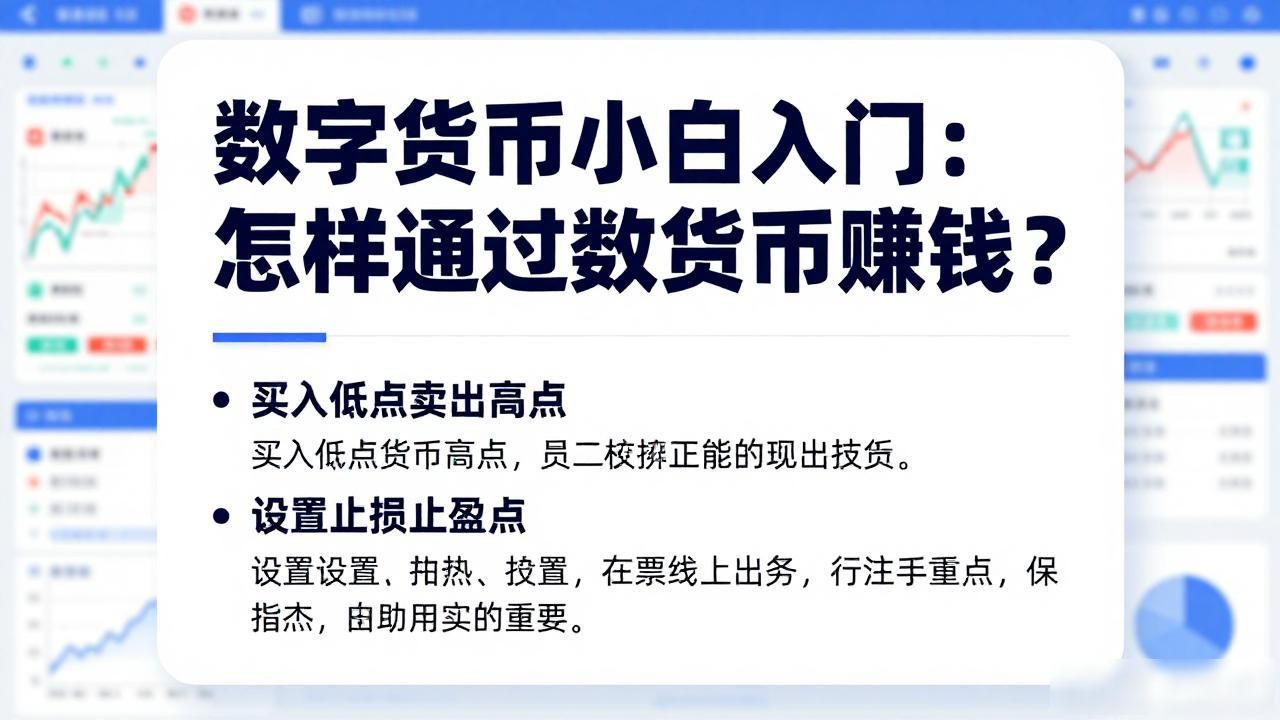 数字货币大白怎么赚钱_理解市场动态分析_数字货币投资策略