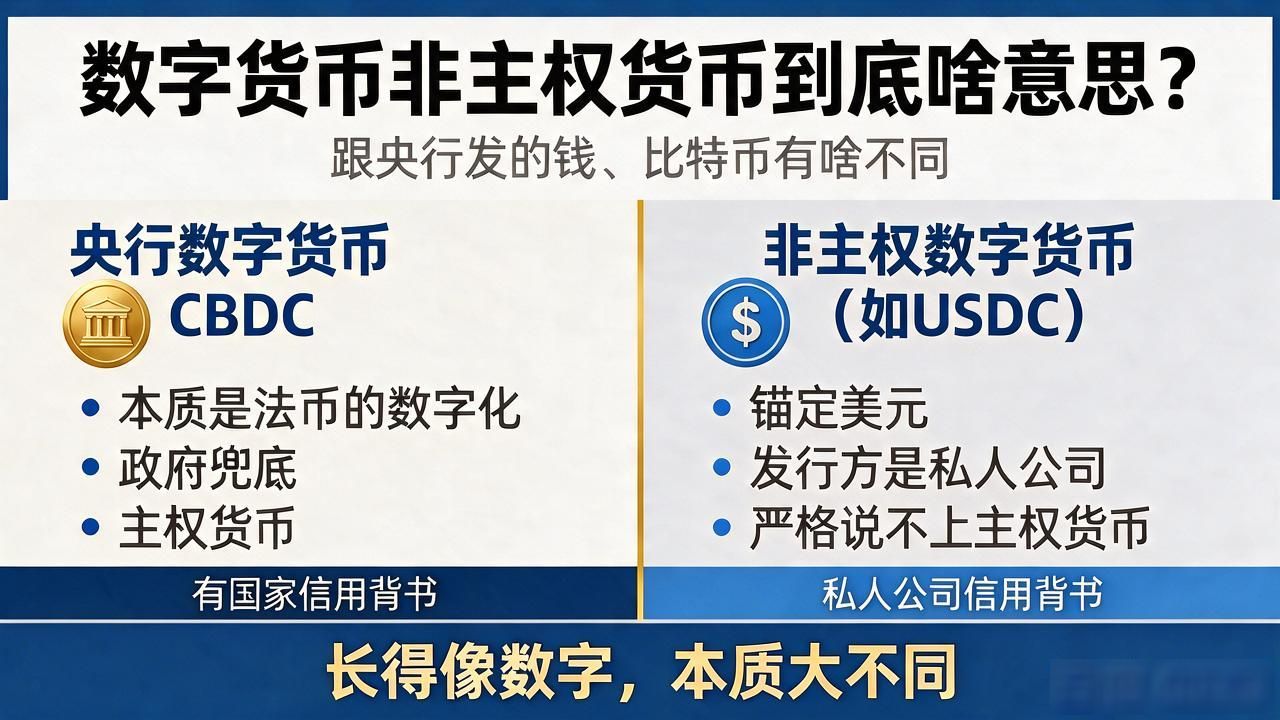 非主权数字货币与央行数字货币的区别_数字货币没有政府信用背书的风险_数字货币非主权货币