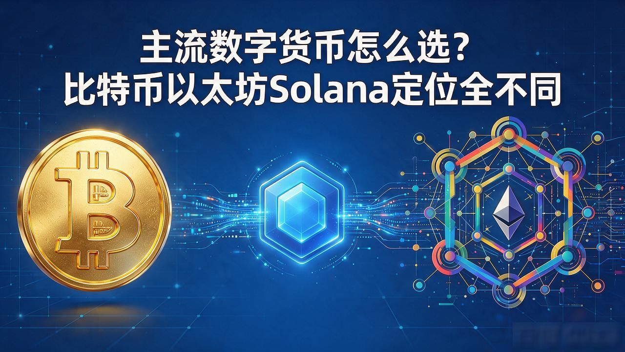 主流数字货币长期收益分析_比特币以太坊Solana区别_主流数字货币分析