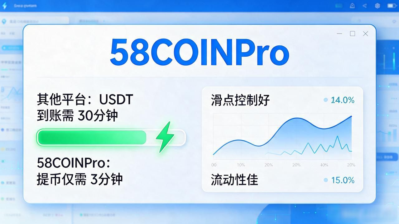 58COINPro平台新手使用体验_数字货币交易平台58COINPro_58COINPro提币速度与安全性分析